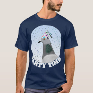 Camiseta Pigeon Party Time Bird Birdlover Birdwatcher