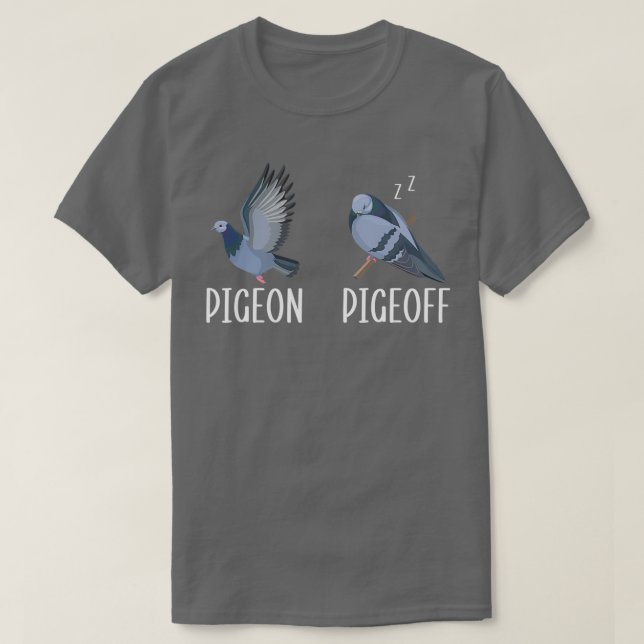 Camiseta Pigeon Pigeoff Bird Whisperer Flying Bird Stay Coo (Diseño del anverso)