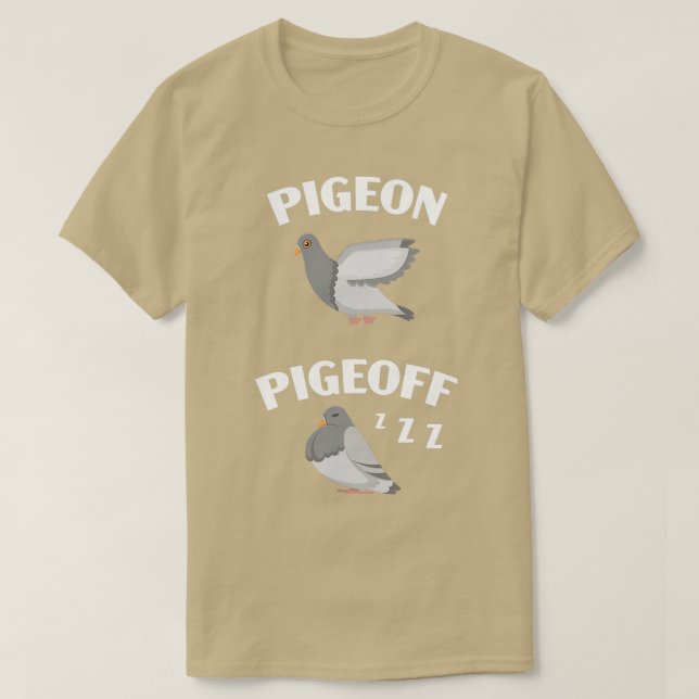 Camiseta Pigeon Pigeoff Bird Whisperer Flying Bird Stay Coo (Diseño del anverso)