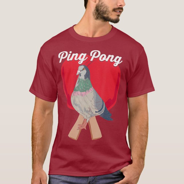 Camiseta Pigeon Ping Pong (Anverso)