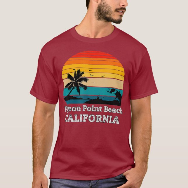 Camiseta Pigeon Point Beach California (Anverso)