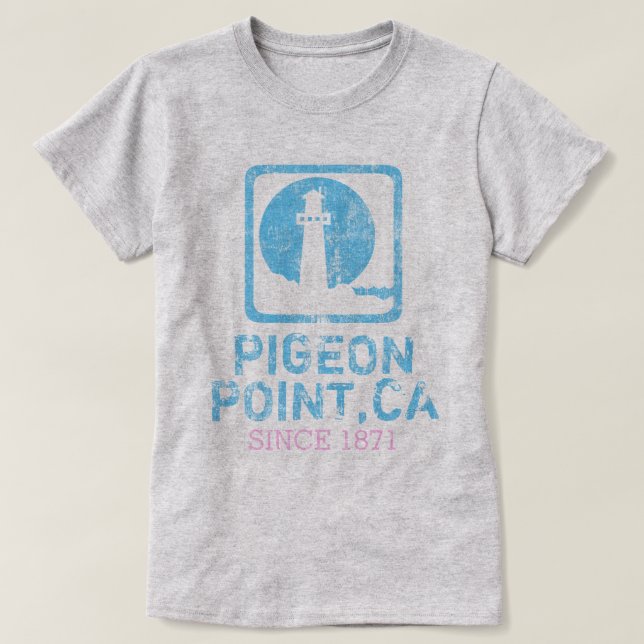 Camiseta Pigeon Point California DS (Diseño del anverso)