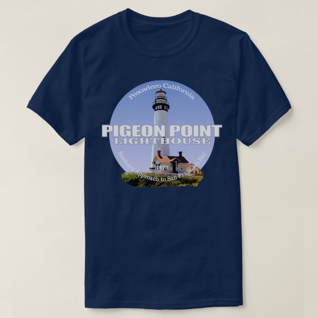 Camiseta Pigeon Point Lighthouse 15 (Diseño del anverso)