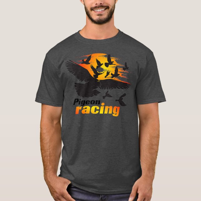 Camiseta Pigeon Racing   Classic Bird Racers  Gift_4 (Anverso)