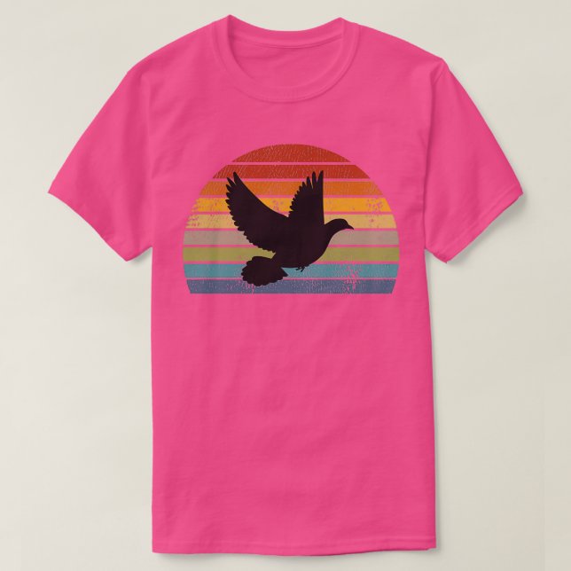 Camiseta Pigeon Retro 3 (Diseño del anverso)