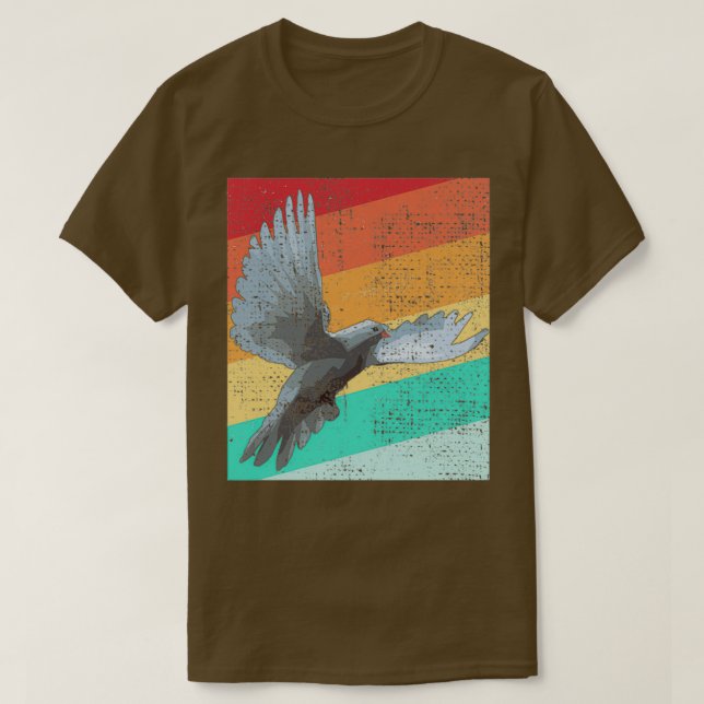 Camiseta Pigeon Retro Pigeon Breeke 1 (Diseño del anverso)
