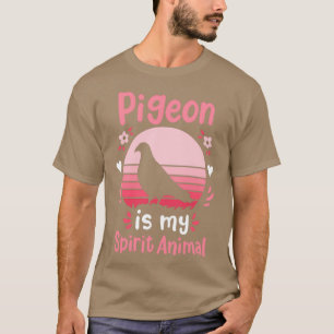 Camiseta Pigeon Spirit Animal Lover Retro 1