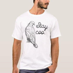 Camiseta Pigeon Stay Coo Birdwatching Bird Lover Pigeon