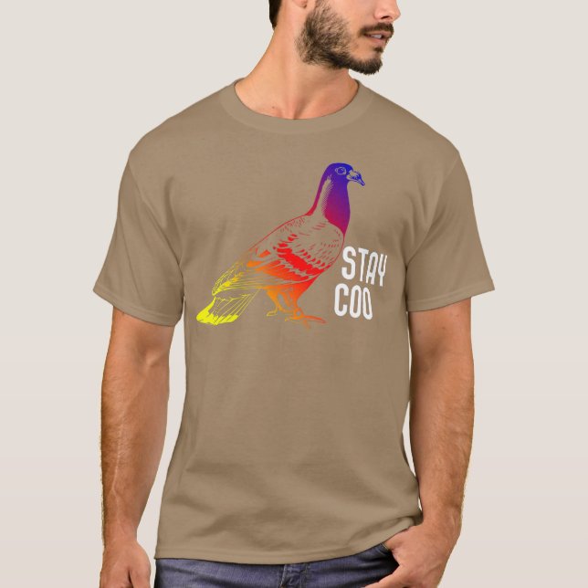 Camiseta Pigeon Stay Coo Breeder Pigeon Racing Gift (Anverso)