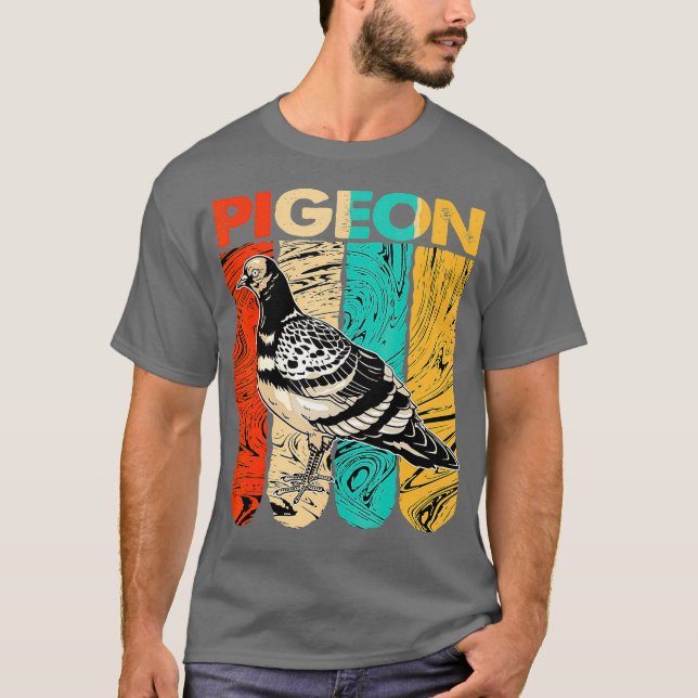 Camiseta Pigeon T Shirt Father Vintage (Anverso)