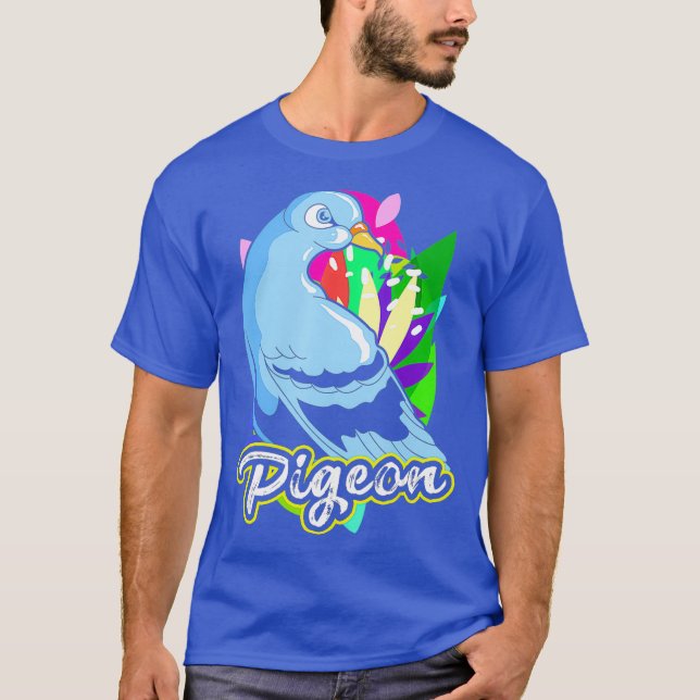 Camiseta Pigeon T Shirt Flower Mom Mother (Anverso)