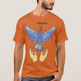 Camiseta Pigeon trayendo paz