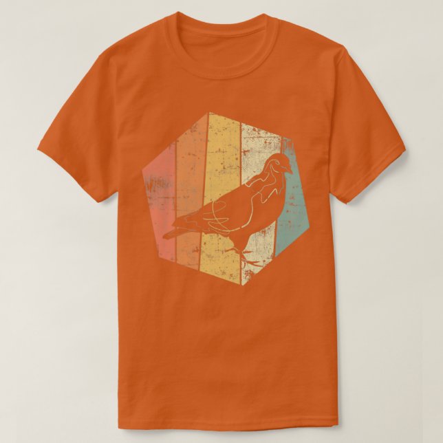Camiseta Pigeon Vintage 6 (Diseño del anverso)