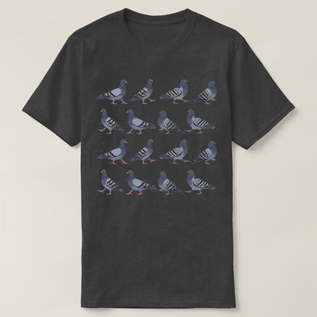 Camiseta Pigeon Walk 2 (Diseño del anverso)