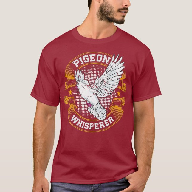 Camiseta Pigeon Whisperer Regalo Animal Bird Pigeon (Anverso)