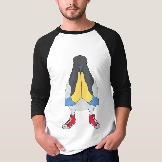 Camiseta Pigeon with Shoes (Anverso)