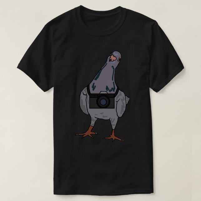 Camiseta PigeonampX27S Siempre Viendo 1 (Diseño del anverso)