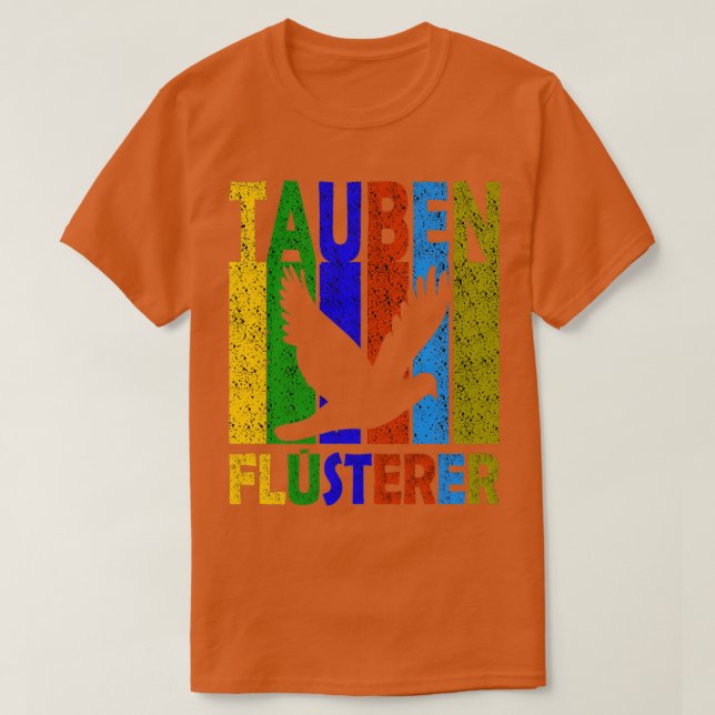 Camiseta Pigeons Whisperer Retro (Diseño del anverso)