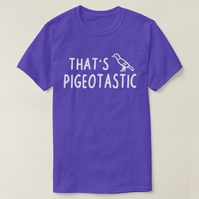 Camiseta Pigeotastic pigeon breeder city bird pigeon design (Diseño del anverso)