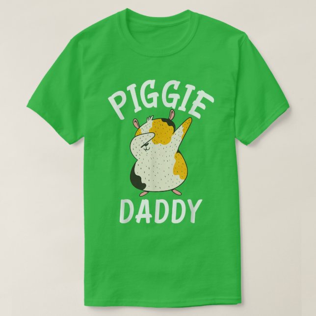 Camiseta Piggie Daddy Cute Guinea Pig Dad (Diseño del anverso)