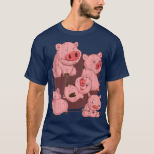 Camiseta Piglet Pig Lover Farmer Farm Animal Cute Pig
