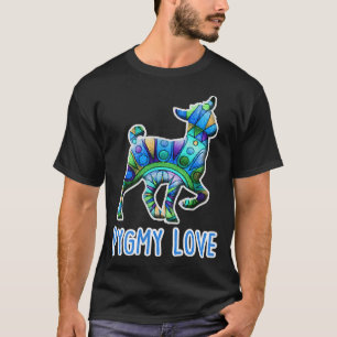 Camiseta Pigmy Goat Love Cute Funny Goats Graphic Tee 