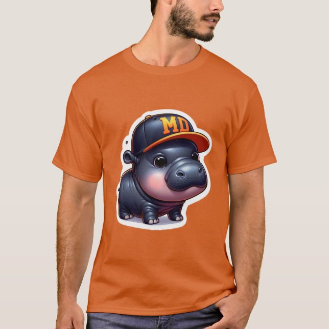 Camiseta Pigmy Hippo 10 (Anverso)