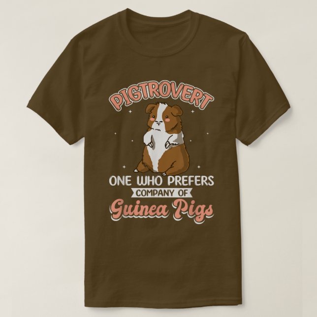 Camiseta Pigtrovert Furry Potato Guinea Cerdo (Diseño del anverso)