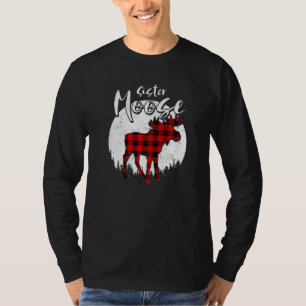 Camiseta Pijama a cuadros rojos Sister Moose Búfalo para fa
