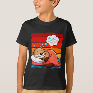 Camiseta Pijama De Animal Marino De Nutria Dormir Pjs Traje