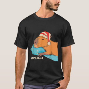 Camiseta Pijama de capibara lindo y durmiente para niños y 