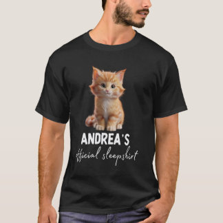 Camiseta Pijama de dormir para gatos oficial de ANDREA