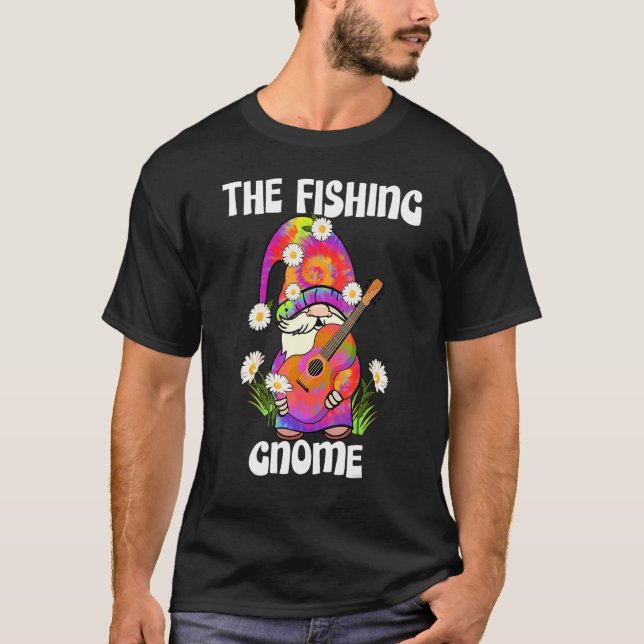 Camiseta Pijama de Estampado de Corbata Gnomo de Pesca Feli (Anverso)