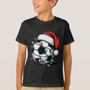 Camiseta Pijama de luces de Navidad de sombrero de Santa By