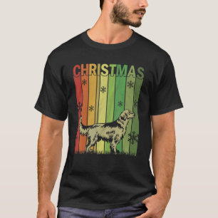 Camiseta Pijama De Navidad A Juego Retro Perro Retriever Do