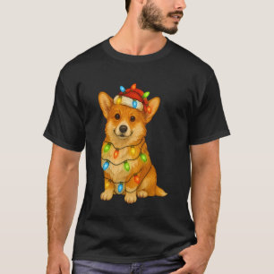 Camiseta Pijama de Navidad de luces de Navidad para amantes