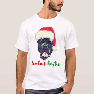 Camiseta Pijama de Navidad para familia de Cane Corso, el m