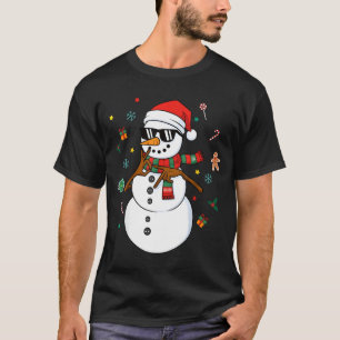 Camiseta Pijama de Navidad Seis Siete Meme Muñeco de Nieve