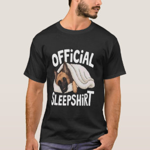 Camiseta Pijama de Pastor Alemán Regalo para Amantes de Per