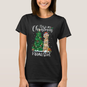 Camiseta Pijama de perro labrador retriever de Navidad Lab 