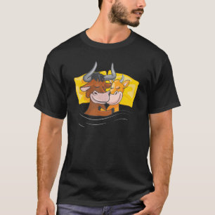 Camiseta Pijama de vaca a juego Día de San Valentín Mujeres