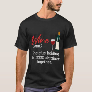 Camiseta Pijama de vino para familia mamá