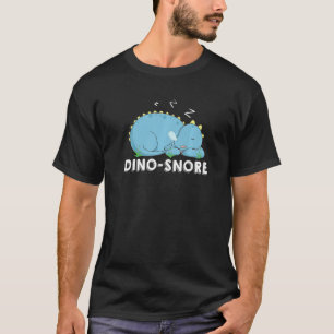 Camiseta Pijama Dino Ronca Dinosaurio Durmiendo Dormir Ronq