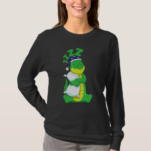 Camiseta Pijama lindo para mujeres Noche Dormir Caimán