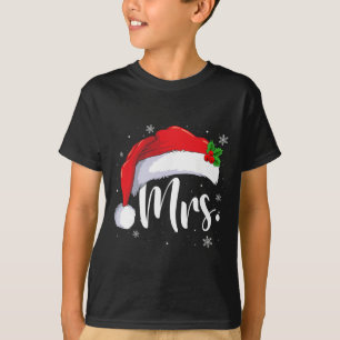 Camiseta Pijama Navideño A Juego Para Parejas Mr Y Mrs Clau