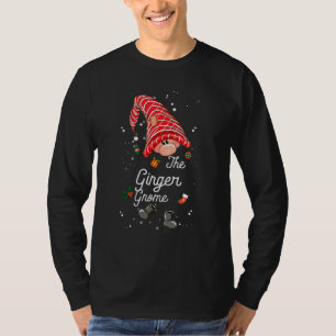 Camiseta Pijama Navideño de Gnome Pelirrojo para Familias
