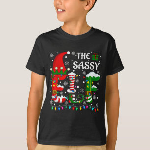Camiseta Pijamas familiares a juego de luces de Navidad Sy
