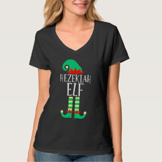 Camiseta Pijamas Navideñas Emparentadas de la Familia Elfo 