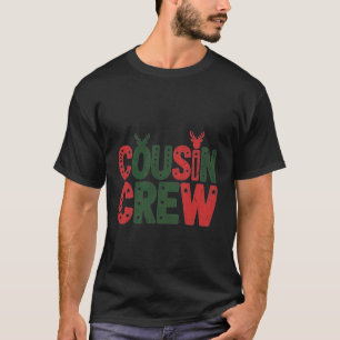 Camiseta Pijamas Navideñas Para Primos Equipo Niñas Niños B