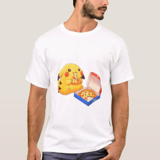 Camiseta Pikachu Amante de la Pizza
